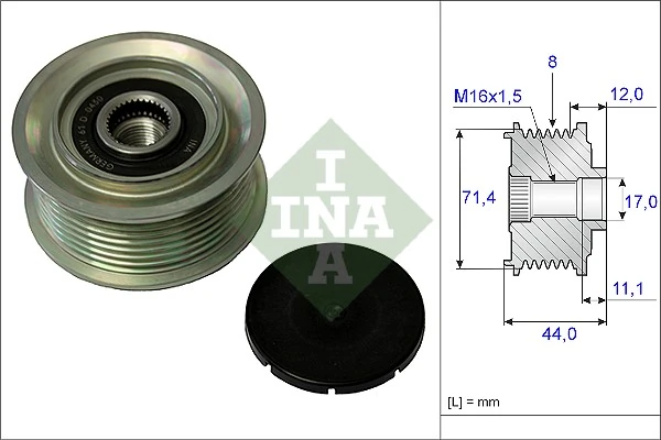 Alternator Freewheel Clutch
